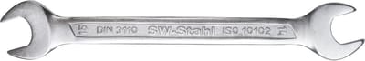 SW-Stahl 00103L dubbele steeksleutel SW 10 en 11 mm I steeksleutel I steeksleutel I dubbele steeksleutel 10x11 mm I steeksleutel