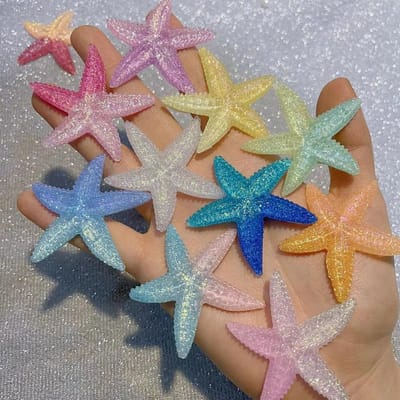 Set van 10 Luminous 3D Vlinder Decoraties - Glanzende Hars en Kristal Versieringen voor DIY Haaraccessoires, Kettingen en Ambachtelijke Decoratie die in het Donker Gloeien