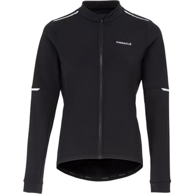 Pinnacle Thermisch fietsshirt met lange mouwen voor dames (Zwart)