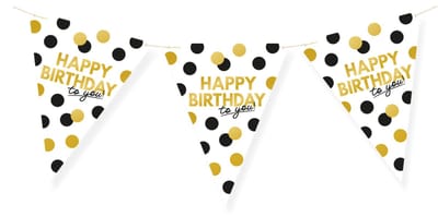 Celebration! Paper flags - Happy birthday