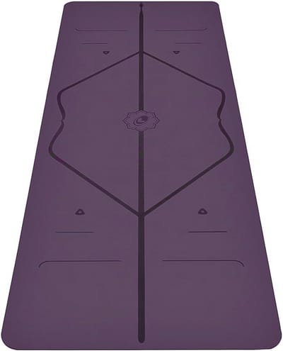 Originele yogamat met antislip grip en uitlijnsysteem – Zweetbestendig en milieuvriendelijk