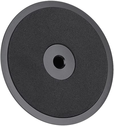 Dailygoods- Plaatgewicht Aluminium - LP Stabilisator - Draaitafelplaatgewicht - Schijfstabilisator - Lichtgewicht - Hoogte 31 cm - Platenklem