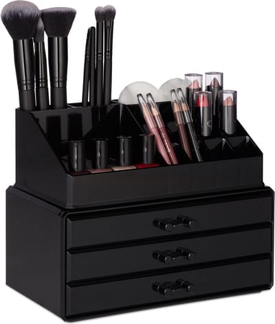Make-up organizer - 2-delig - stapelbaar