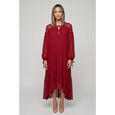 & Other Stories Vega Dress Red Maat: XS | Maxi Jurken Outlet | Dames | Rood