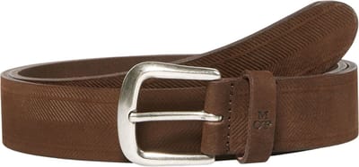 Marc O'Polo Leren Riem Frigg Belt W95 Dark Nutshell Donkerbruin