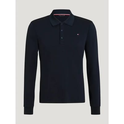 Paardrijpolo met lange mouwen Tommy Hilfiger Equestrian Erwin Langarm