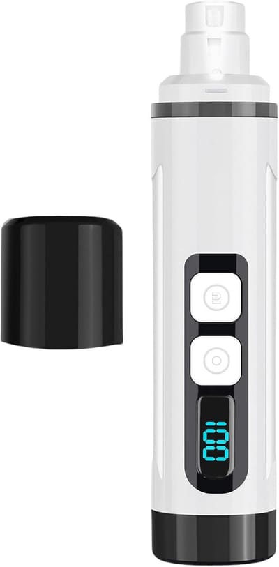 Hond Nagelvijl, USB Oplaadbare Ergonomische Elektrische Nagelknipper | Poot Grooming Accessoires Met Digitaal Display, Multifunctionele Catterie Do-stijltang