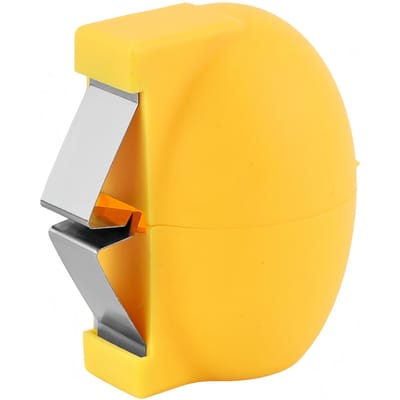 Eierschaalopener, Eierkraker Eierschiller Eierscheider voor Rauwe Eieren, Hardgekookte Eierschiller Gereedschap voor het Snijden van Eieren geel