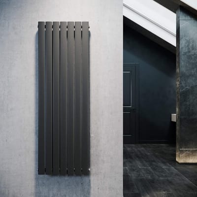 Verticale Design Radiator Antraciet 160x54 cm Platte Paneelradiator