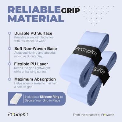 Padel Grip Beschermset - Antislip Accessoires - Sporten Buiten - Comfortabele Zweetabsorptie - One Size - Pastel