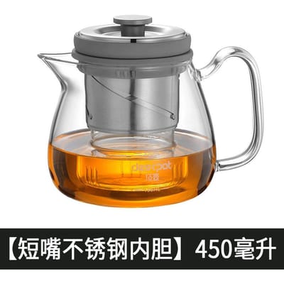 Théière à bulles en verre avec séparation de thé, élégante, pour bureau, cuisinière électrique en céramique, théière, service à thé, infuseur
