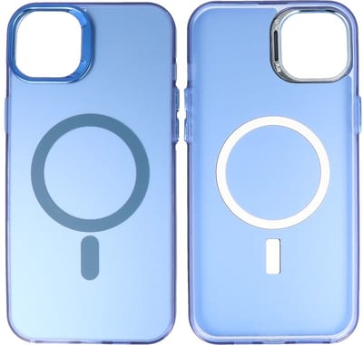Magsafe Hoesje Geschikt voor de iPhone 11 Pro Max - Magnetic Fashion Backcover Telefoonhoesje - Navy