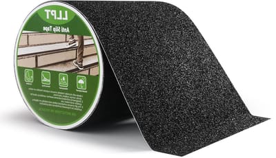 Duurzame Antislip Tape voor Trappen en Ramps, Waterdicht en Geschikt voor Binnen en Buiten, 152mm x 5m, Zwart