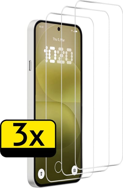 Screenprotector - Geschikt voor Nothing Phone (4a) Pro - 3 Stuks - Extra Sterk - Beschermglas - Gehard Glas - Tempered Glass - Screen Protector