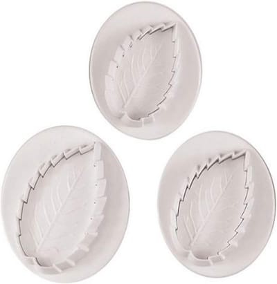 Bloem Vorm Snijders - Koekjes Vormpjes - Bakken Decoreren - Rozenblaadjes Ontwerp - 4.37 x 9.53 cm - Zilver