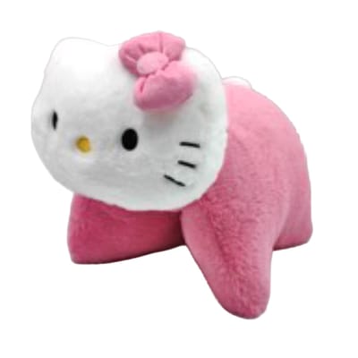Hello Kitty 2in1 deluxe knuffelkussen 45x28cm