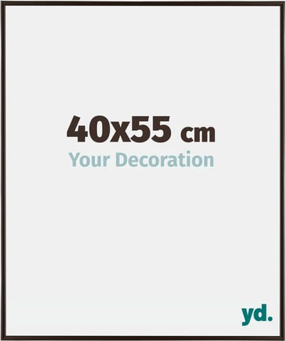 Your Decoration - Fotolijst 40x55 cm - Kunststof - Antraciet - Evry
