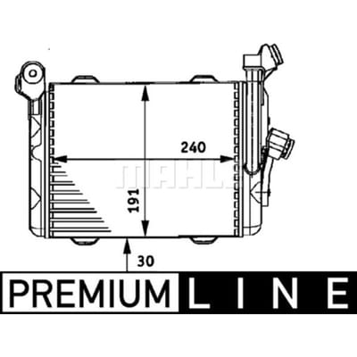 Olie radiator, motorolie  MAHLE CLC 33 000P