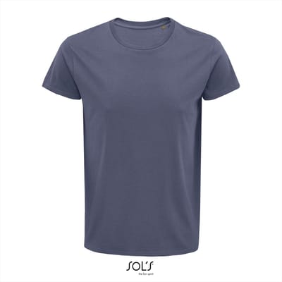 SOL'S - Crusader T-shirt - Denim - 100% Biologisch katoen - XS