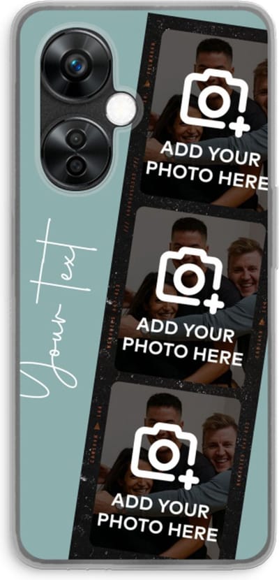 Gepersonaliseerd - Case Company® - Hoesje geschikt voor OnePlus Nord CE 3 Lite hoesje - Filmrol N°1 - Soft Cover Telefoonhoesje - Bescherming aan alle Kanten en Schermrand