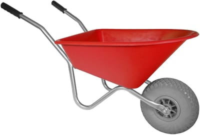 Hummer Kinderkruiwagen rood 35L met anti-lekwiel