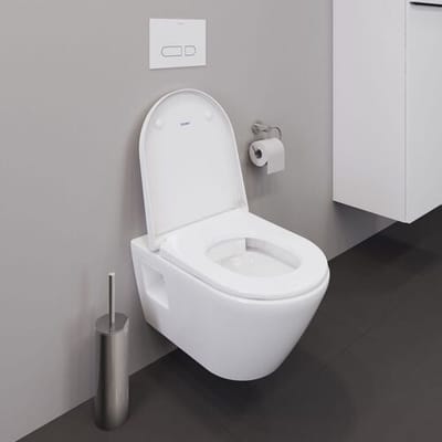 Duravit D-Neo wandtoilet zonder zitting 37x54x40cm Wit Hoogglans