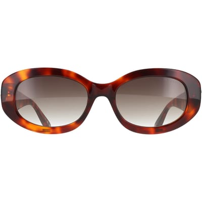 Ted Baker TB1758 Daisie 100 gloss klassieke tortoise bruin gradiënt zonnebril