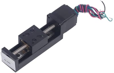 Mini Lineaire Railgeleider Actuator met 50 mm Slag, 28 stappen Motor voor DIY CNC Router Onderdelen, Stille en Nauwkeurige Beweging voor Freeswerk en Precisiebewerking
