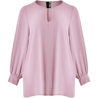 Blouse met lange mouwen van chiffon voor dames Mat Fashion