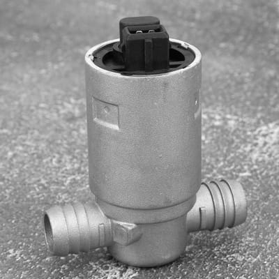 Dailygoods- IAC-klep Aluminium Vervanging - Inactieve Luchttoevoer Klep - Geschikt voor 318i/318is/740i/740il - OEM 13411433627 - Hoogwaardig Product - Auto-onderdeel - Luchtregelklep