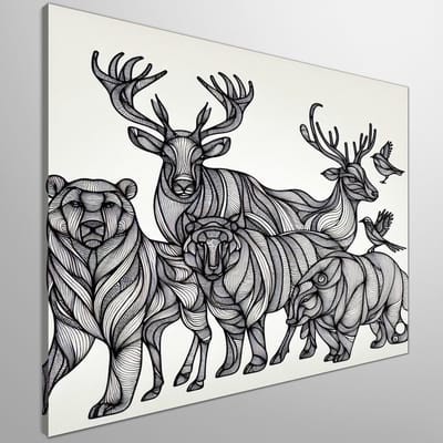 Kunstprint | Wanddecoratie | Canvas | 100 × 100 cm