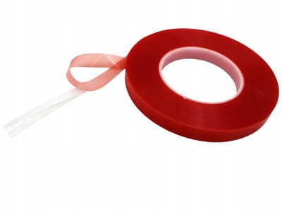 Sterke Dubbelzijdige Acryllijm Tape - 9mm x 5m - Transparant