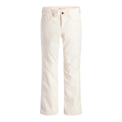 Levis Middy katoenen bootcut-jeans voor dames (Crème)