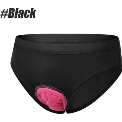 Sous-vêtement de cyclisme Wefiton pour femme avec rembourrage en gel 4D, respirant, anti-frottement, short de vélo pour VTT et vélo de route S black