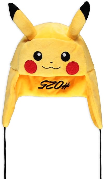 Pokémon - Pikachu - Novelty Trapper Hat Beanie Muts - L - Geel
