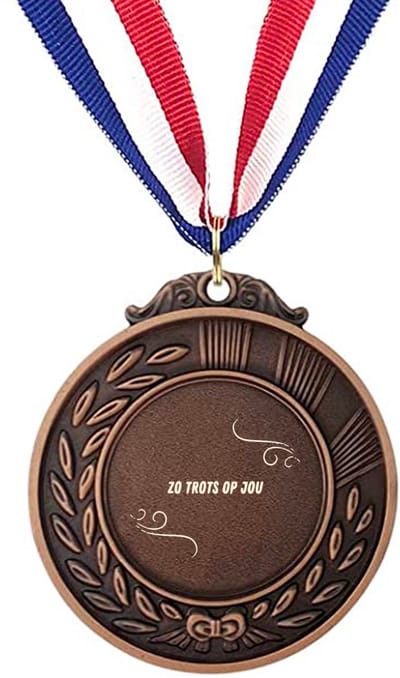 Akyol - zo trots op jou medaille bronskleuring - Zo trots op jou - zo trots op jou cadeau geschenk compliment - zo trots op jou cadeau geschenk compliment