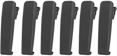 Dailygoody - Riemclip voor Radio's - Handig en Draagbaar - Zwart - Geschikt voor IC-F1000 IC-F2000 IC-V10MR en meer