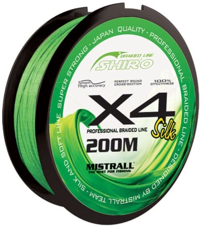 Gevlochten Vislijn 0.13 mm 200 m – 9.8 kg – Groene Vlechtlijn – Mistrall