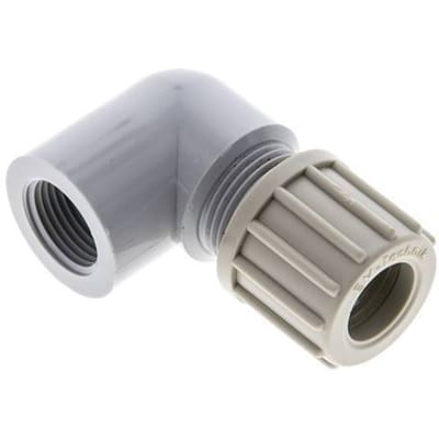 14x12mm & G3/8'' PA L-Vorm Knelfitting Binnendraad 10bar