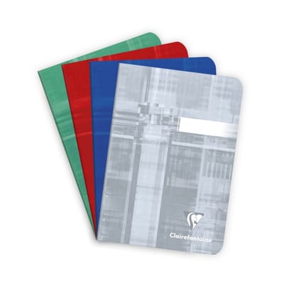 Clairefontaine 3640C, Patroon, Verschillende kleuren, A6, 90 g/m², Softcover, Universeel