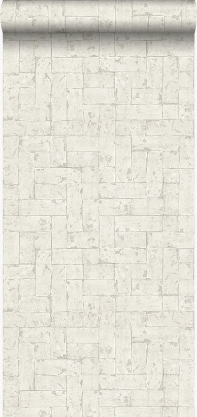 Origin Wallcoverings behang bakstenen lichtbeige - 347568 - 53 cm x 10,05 m