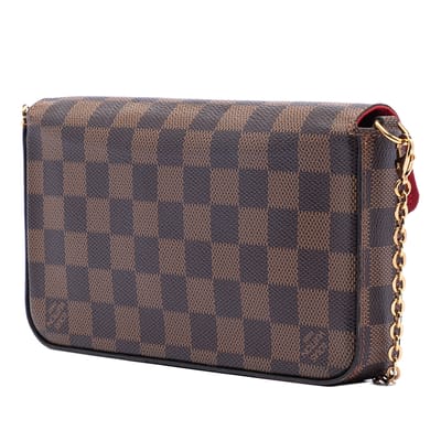 Tweedehands Damier Ebene Pochette Felicie