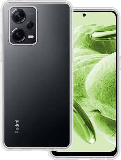 Hoesje Geschikt voor Xiaomi Redmi Note 12 Pro+ - Sterk & Shockproof - Hoes Cover - Siliconen Case - Transparant