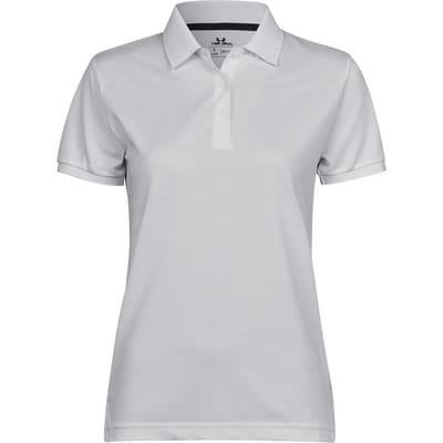 Tee Jays - Dames Club Polo - White maat S