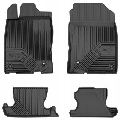**FROGUM No.77 - Automatten - HONDA CR-Z automat - Perfecte pasvorm - Verhoogde rand 4 cm - Geurloos TPE