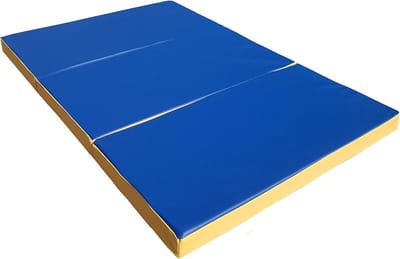 Inklapbare Turnmat - Vloermat Gymnastiek - Sporten Thuis - Antislip Oppervlak - 210 x 100 cm - Blauw