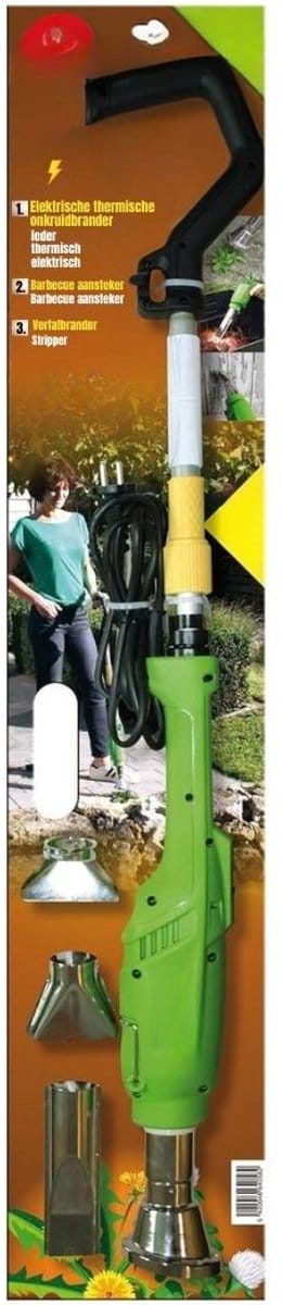 RONN® Onkruidbrander Electrisch - Onkruidbrander - Electrische Onkruidbrander - 650 Graden - Groen - 21cm x 8cm x 105cm