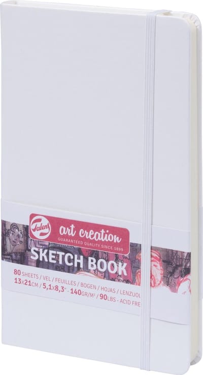 Talens Art Creation Schetsboek Wit 13 x 21 cm 140 g 80 Vellen