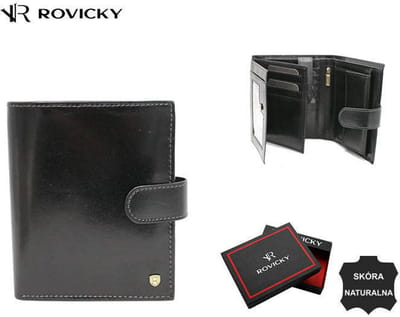 Rovicky® Elegante XXL - Herenportefeuille - Hoogwaardig Rundleer - RFID Bescherming