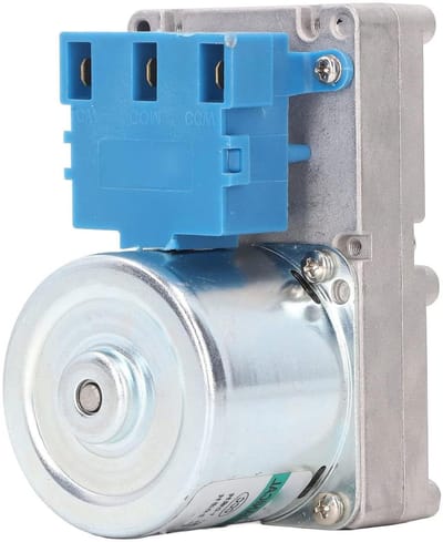 MTTproducts- Vijzelmotor 20W Sterke Geleidbaarheid - Vijzeltoevoermotor - Geschikt voor Pelletkachel - All Metal Gear - Puur Messing Spoel - Lange Levensduur - Voedingsmotor